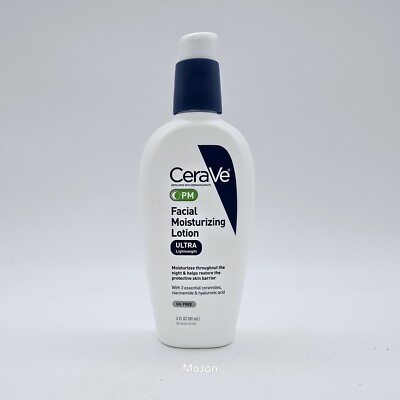 CeraVe PM Facial Moisturizing Lotion Ultra Lightweight - 3 Oz