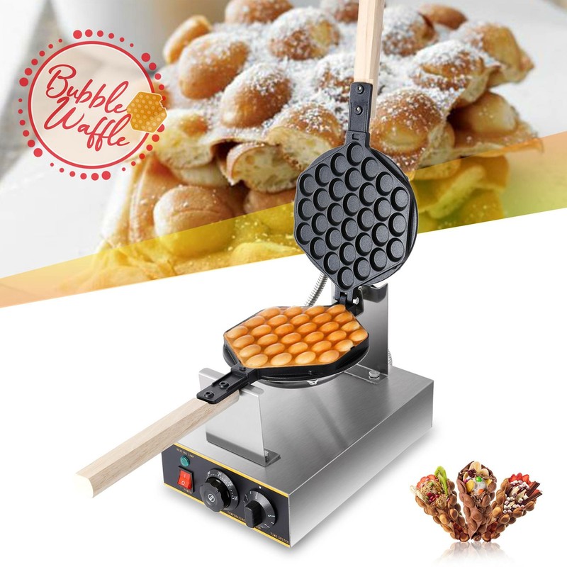 Eierwaffel Waffeleisen Waffeln Automat Ei Kuchen Bubble Waffeln Eiwaffelmaschine