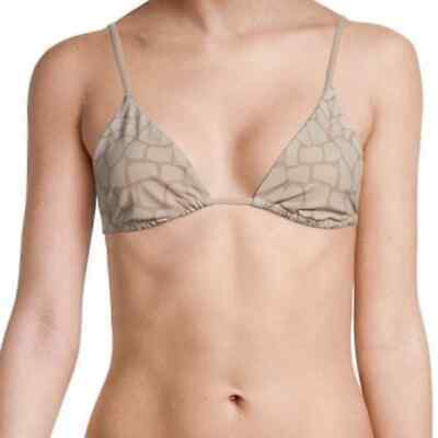 ONIA Women's Size 8 Alexa Print Triangle Bikini Top NWT 