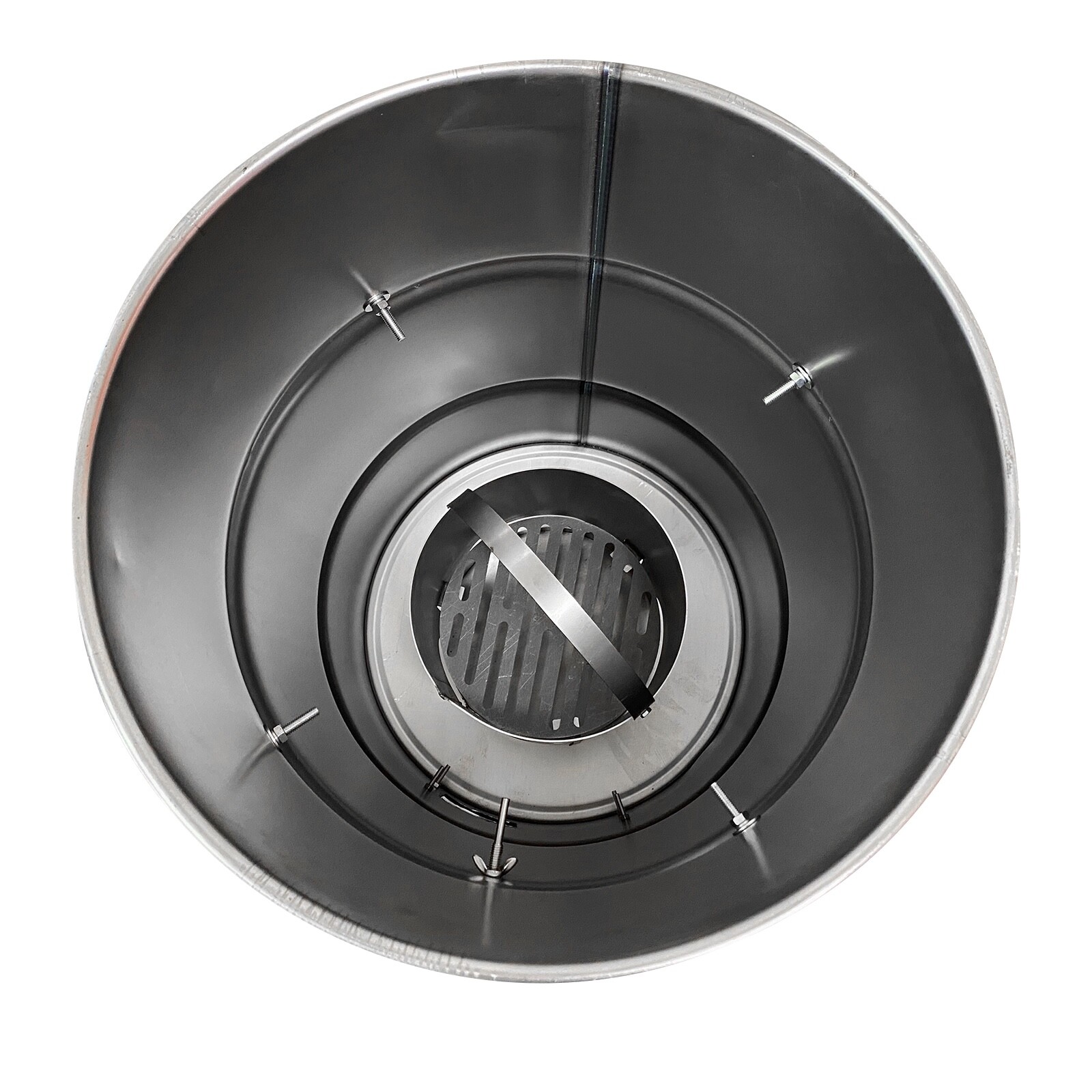 DIY 30 Gallon Premium Drum Smoker Kit Complete WITH DRUM Basket Grate Intake etc