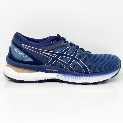 

Asics Womens Gel Nimbus 22 1012A587 Синие кроссовки для бега Размер 6, Синий, Gel Nimbus 22