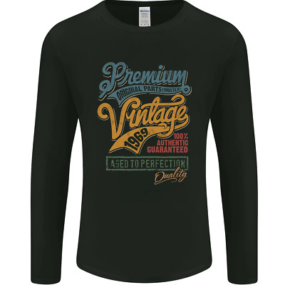 Aged To Perfection 57Th Birthday 1969 Uomo Long Sleeve T-Shirt