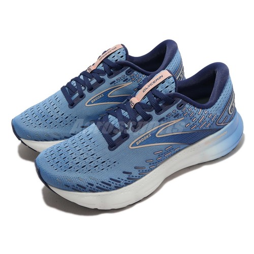 

Женская спортивная обувь Brooks Glycerin 20 Blue Silver White 1203691B-478, Синий, Glycerin 20