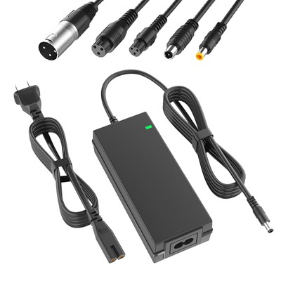 42V 2A Scooter Charger with 6 in 1 Plugs for 36V Pocket Mod, Sports Mod,Razor...