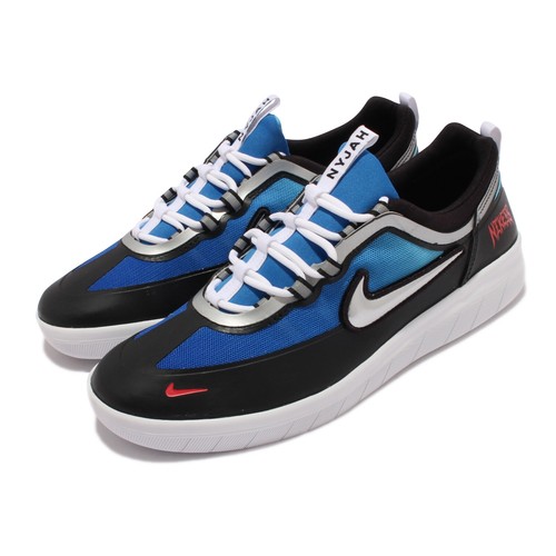 

Мужские кроссовки Nike SB Nyjah Free 2 PRM Samborghini Light Photo Blue Crimson DC9104-400, Черный, Sb Nyjah Free 2 Prm
