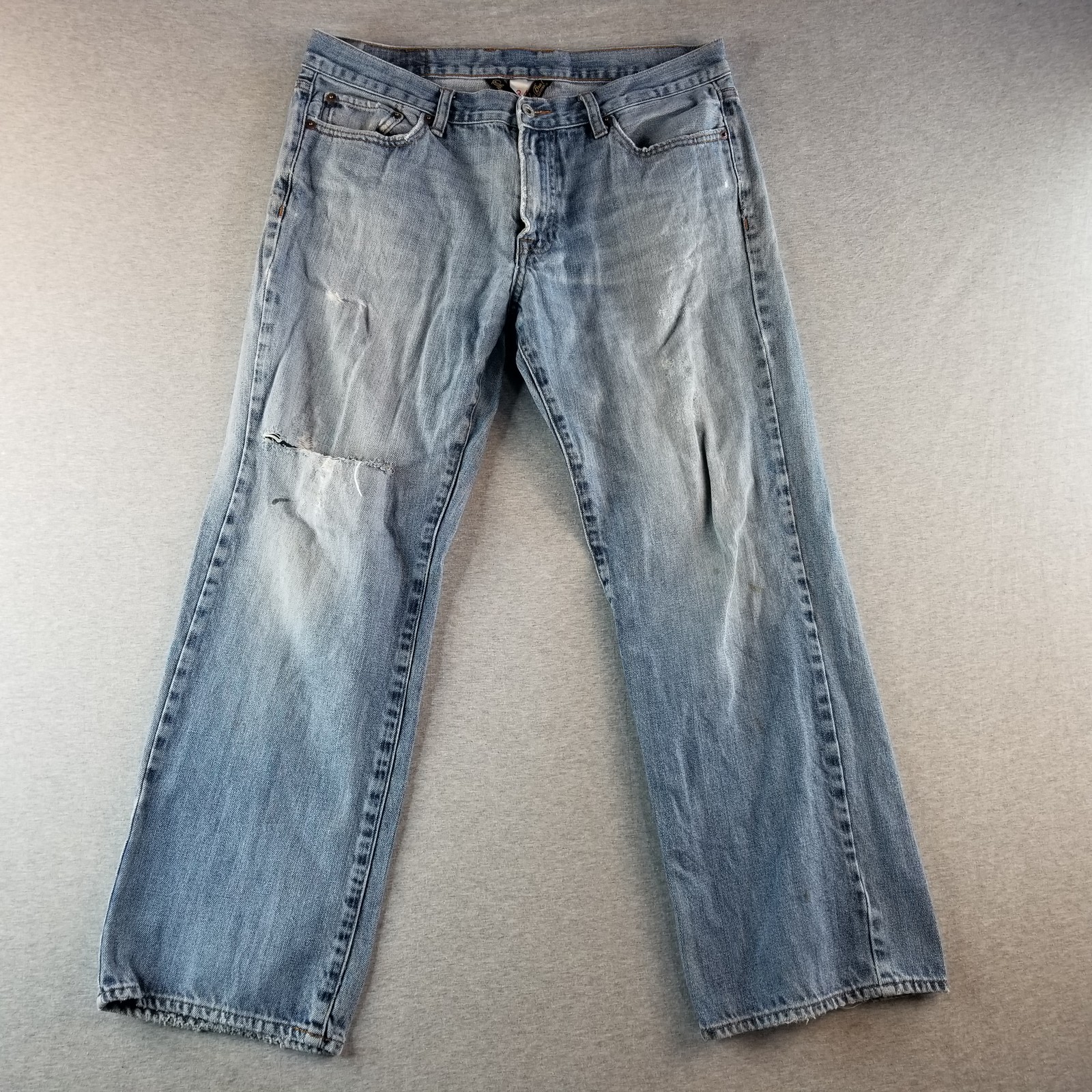 Lucky Brand Jeans Men's Sz 34 Short Inseam Light Wash Normcore Nice Quality Nice