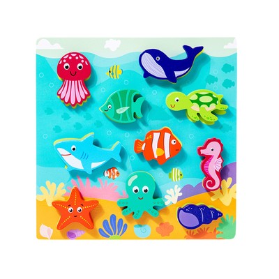 Three-dimensional board toys Sensory Educational Toys Preschool Learning Puzzles