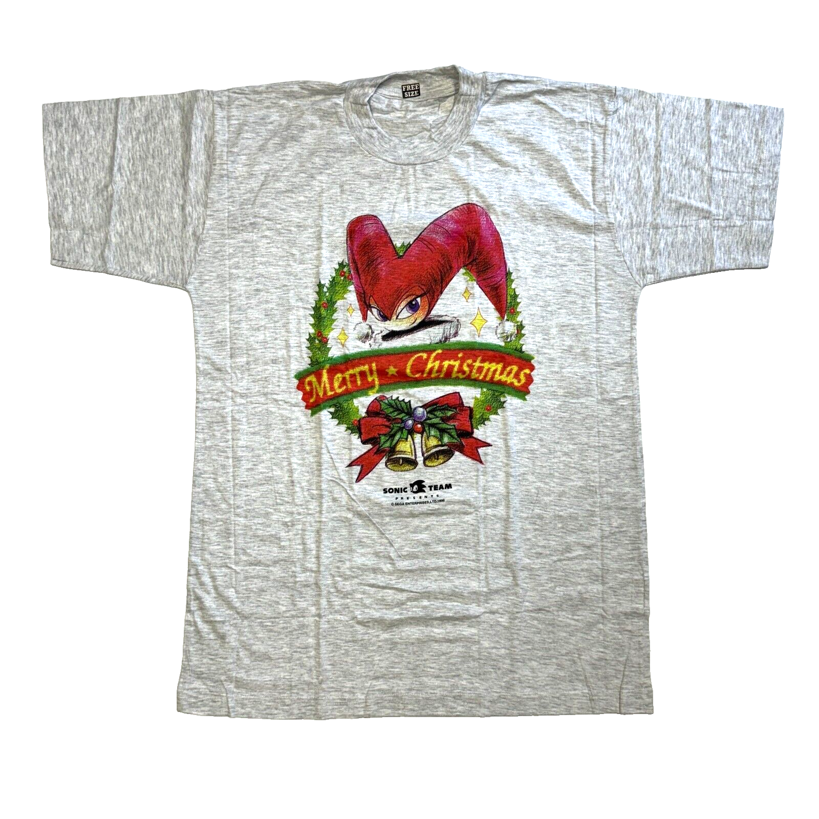 SEGA NiGHTS Tシャツ Sega Nights Into Dreams Christmas T-Shirt 1996 Size F Free