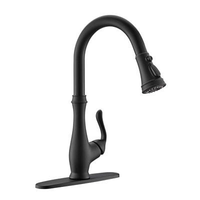 Kitchen Faucet, Kitchen Sink Faucet, Sink Faucet, Matte Black Kitchen Faucet,...