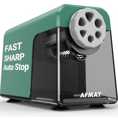Sharpener Heavy Duty 6 Holes Auto Stop Electric Pencil Sharp