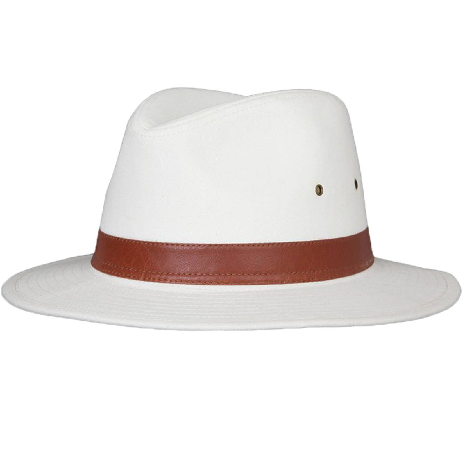 Quality 100 Cotton Fedora Panama Sun Hat Classic Design Summer Trilby