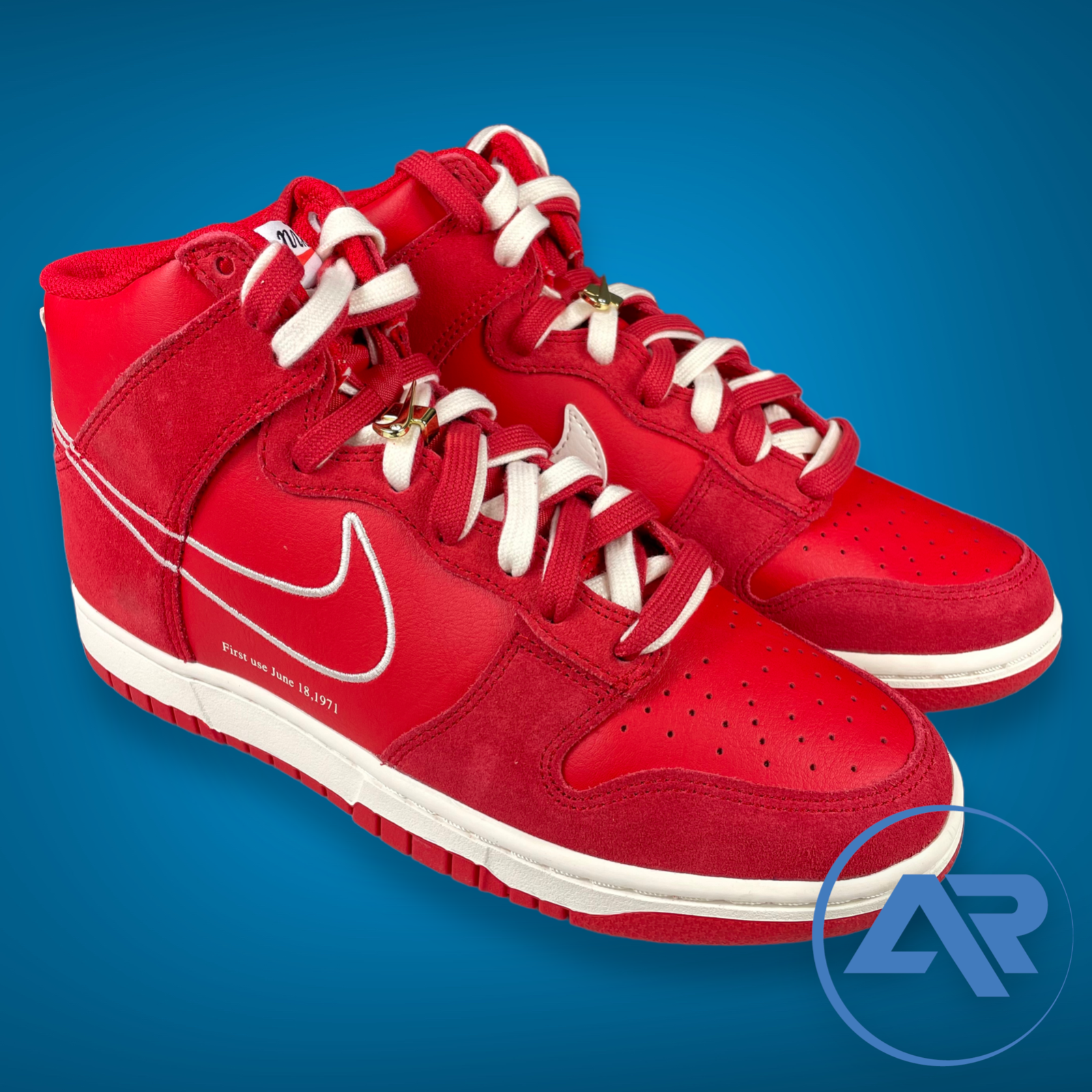NEW Nike Dunk High SE “First Use” University Red Sail Size Men&