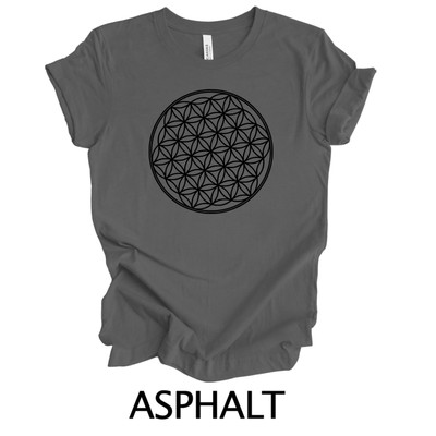 Flower of life sacred geometry  100% soft cotton pick your size and color