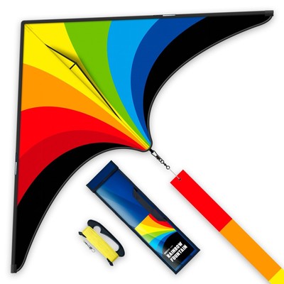 Delta Kite for Kids & Adults, Extremely Easy to Fly Kite, Single Line Beach K...