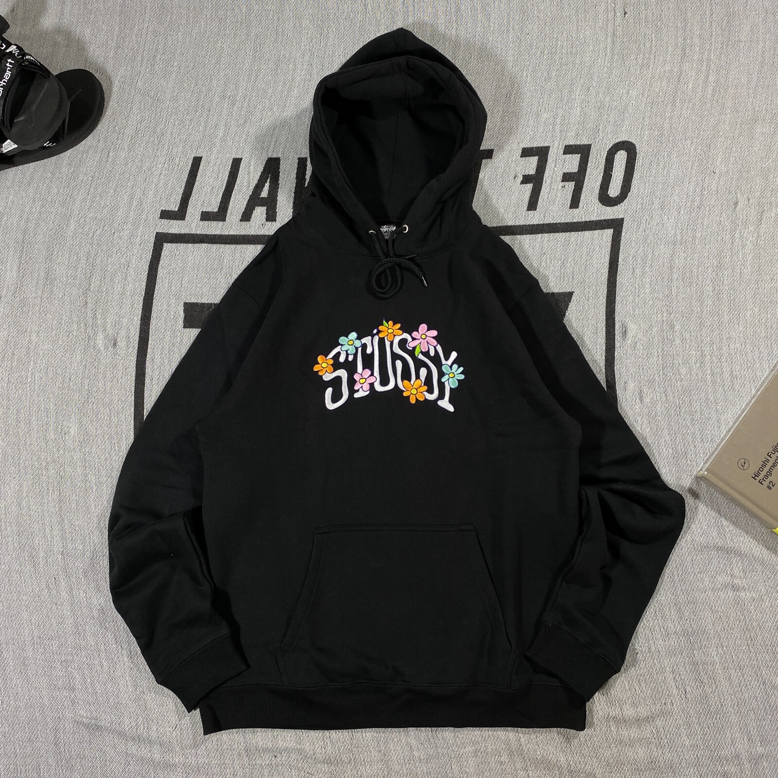 トップス Stussy Collegiate Floral Hoodie Stussy Collegiate Floral App Hoodie Large BNWT | eBay