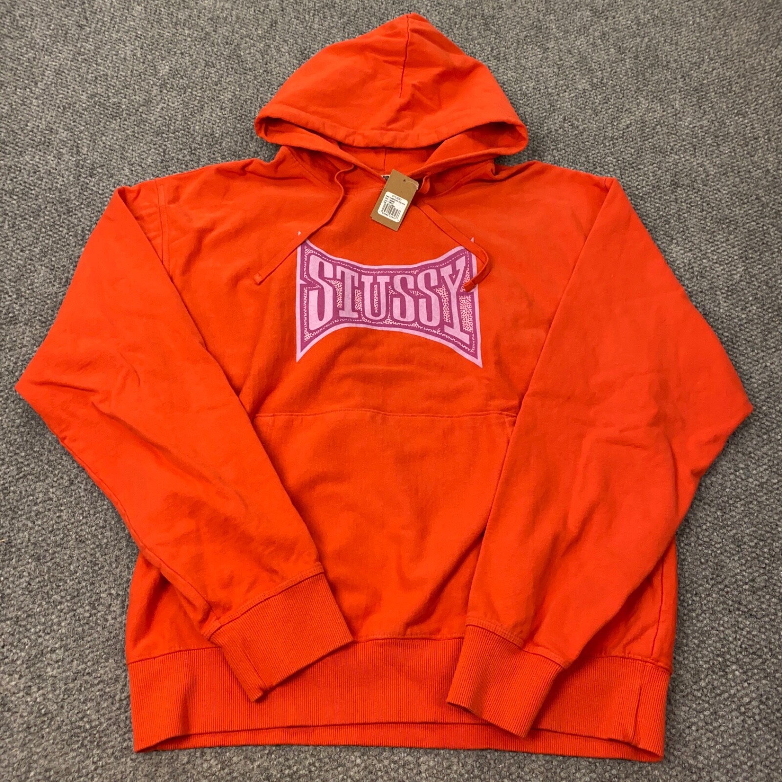 ★人気★【STUSSY】★CHAMPION PIGMENT DYED HOODI.E★TOMATO★ Buy Stussy Champion Pigment Dyed Hoodie 'Tomato' - 1924882