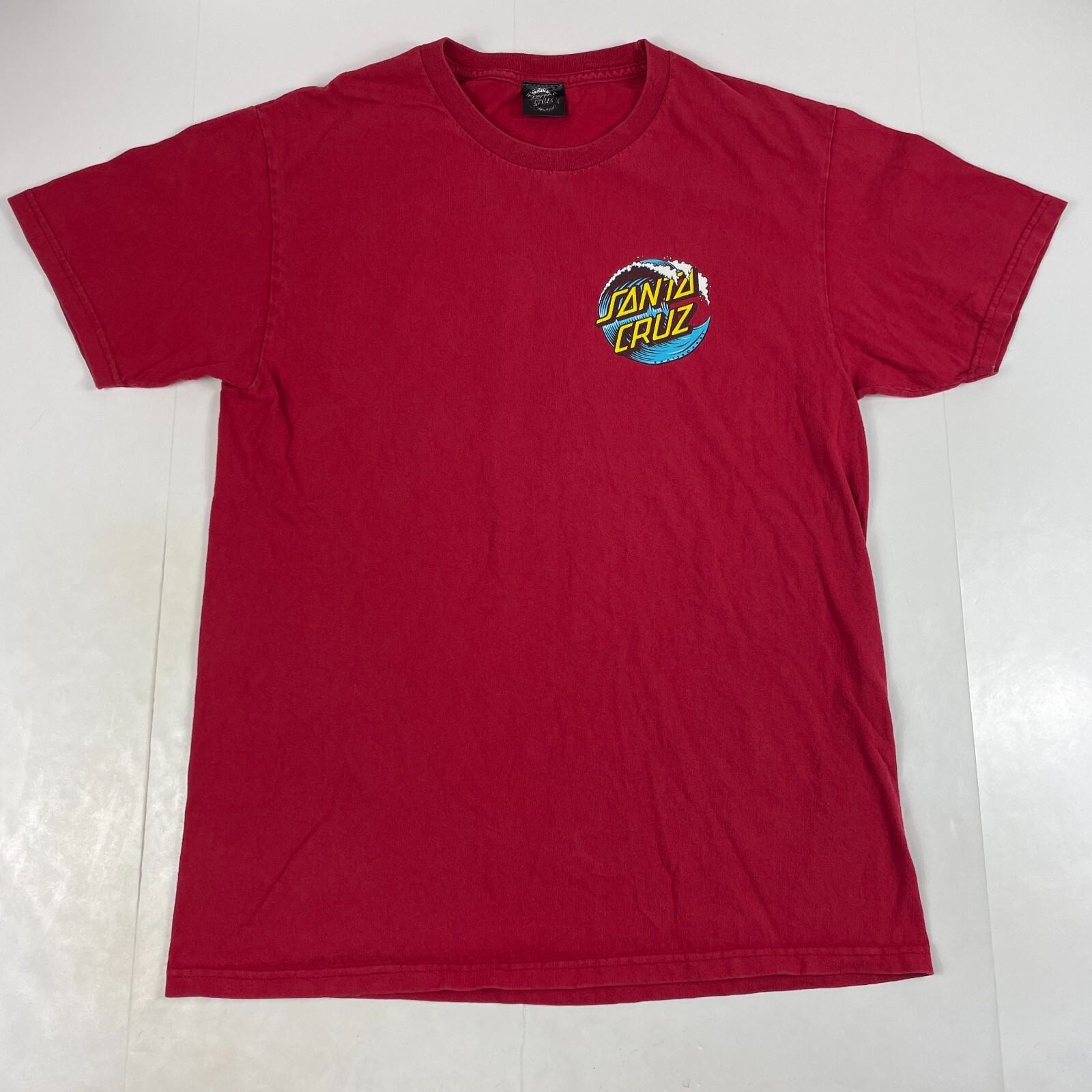 SANTA CRUZ レッド Tシャツ XL Vintage Santa Cruz Skate Shirt 90s Distressed Graphic Tee