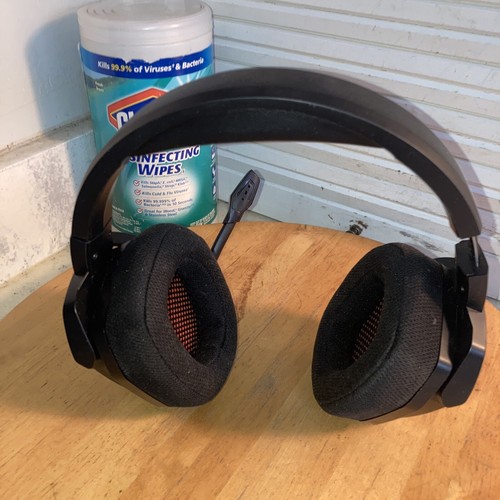 NUBWO Black Orange Wireless Gaming Headset with Microphone G06 - BT, Light Use