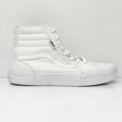 

Vans Boys Sk8 Hi 721356 Белая повседневная обувь Кроссовки Размер 3, Белый, Sk8 Hi