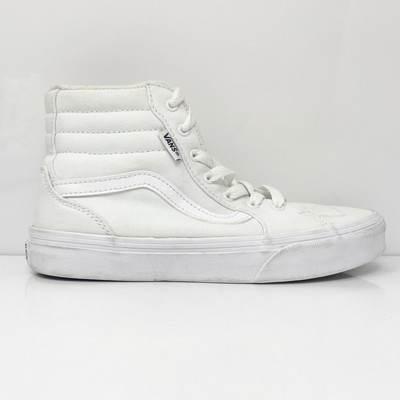 Vans Boys Sk8 Hi 721356 Белая повседневная обувь Кроссовки Размер 3