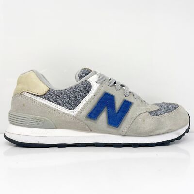 

New Balance Mens 574 ML574VAH Серая повседневная обувь Кроссовки Размер 12 D, Серый, 574