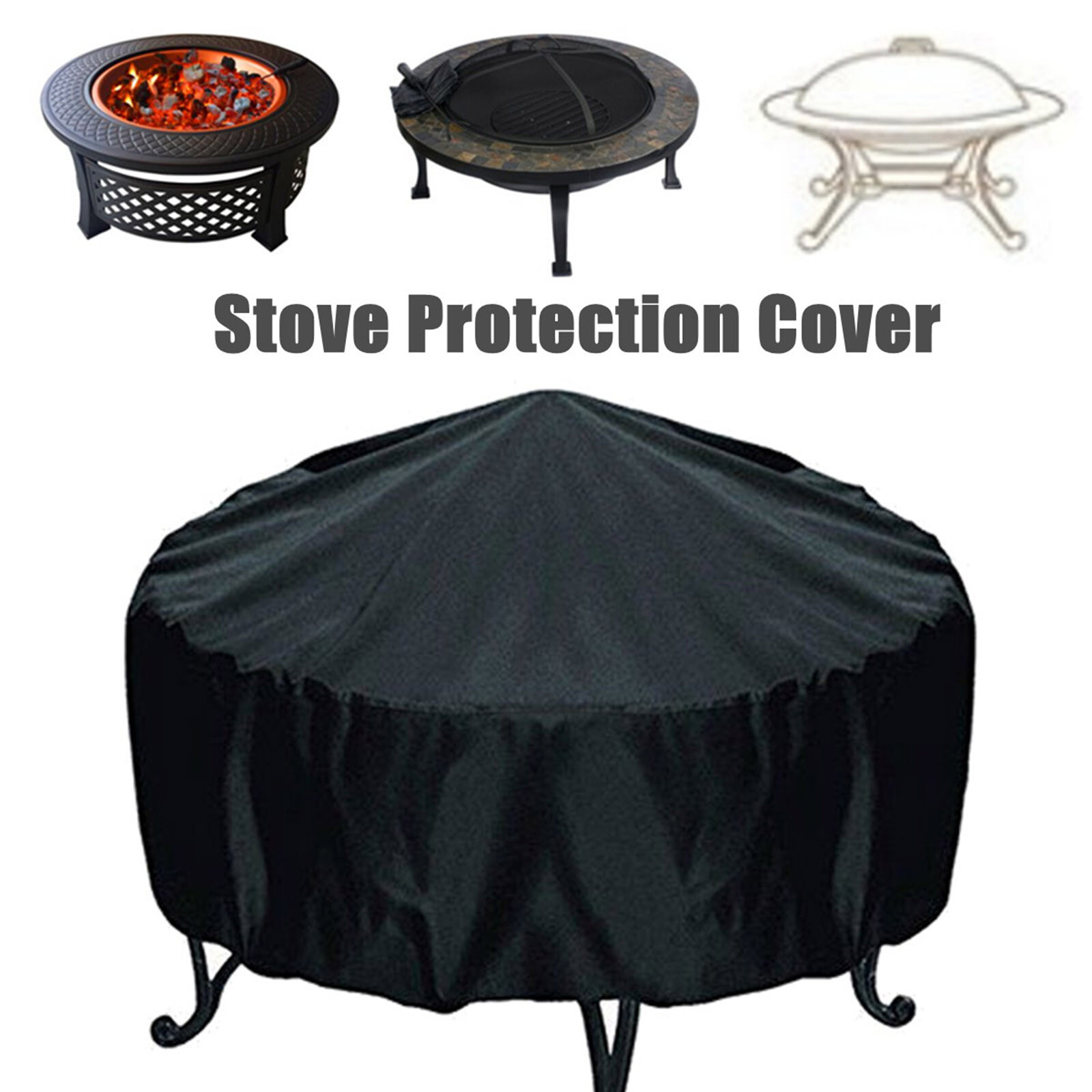 Garden Furniture Covers Patio Table Cover, 420D Heavy Duty Oxford Fabric 50x28in