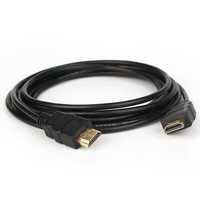 Gold HDMI Cable v1.4 1080P 3D Cord LEAD - Short/Long 1.5ft - 30ft 50ft 66ft Lot