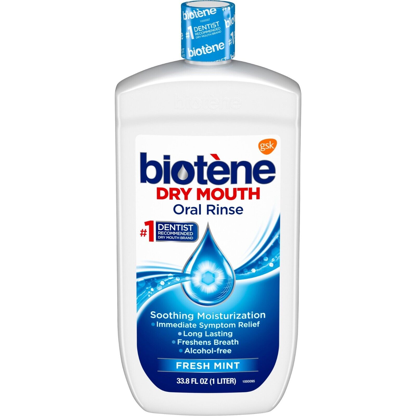 Biotene Fresh Mint Moisturizing Oral Rinse Mouthwash, For Dr