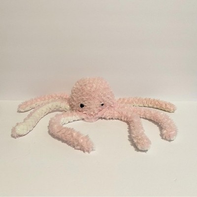 Pink Manhattan Toys Pink Jellyfish Octopus Lovey Squid Soft Plush Soft Tutu Toy