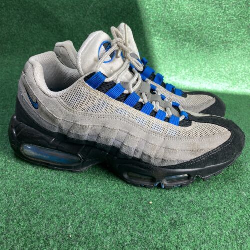 NIKE Air Max 95 Men's 8 Grey Blue Spark 609048-104 Sneakers NIKE Air Max 95 Men's 8 Grey Blue Spark 609048-104 Sneakers
