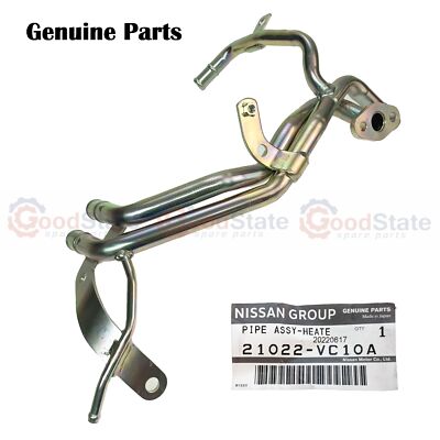 GENUINE Nissan Patrol Y61 GU ZD30DDTI Inlet Outlet Heater Water Pipes Tubes