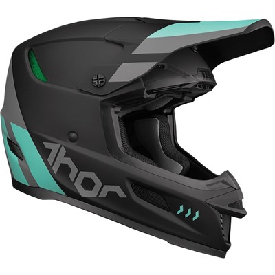 Thor Reflex Helmet - Cube - Black/Mint - XL 0110-7453