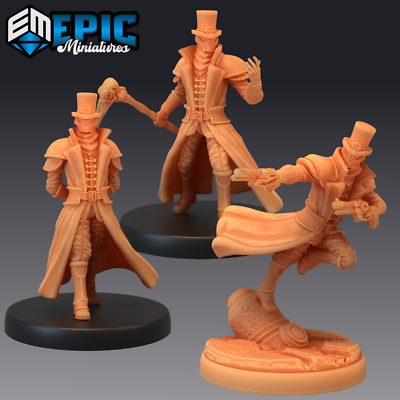 Masked Baron, Dungeons and Dragons Steampunk Master Evil Capitalist Miniature