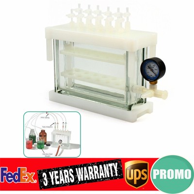12 Position Solid Phase Extraction Vacuum SPE Manifold Chamber For Lab Testing