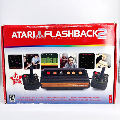 ATARI FLASHBACK 2 PLUG & PLAY TV CLASSIC VIDEO GAME CONSOLE SYSTEM