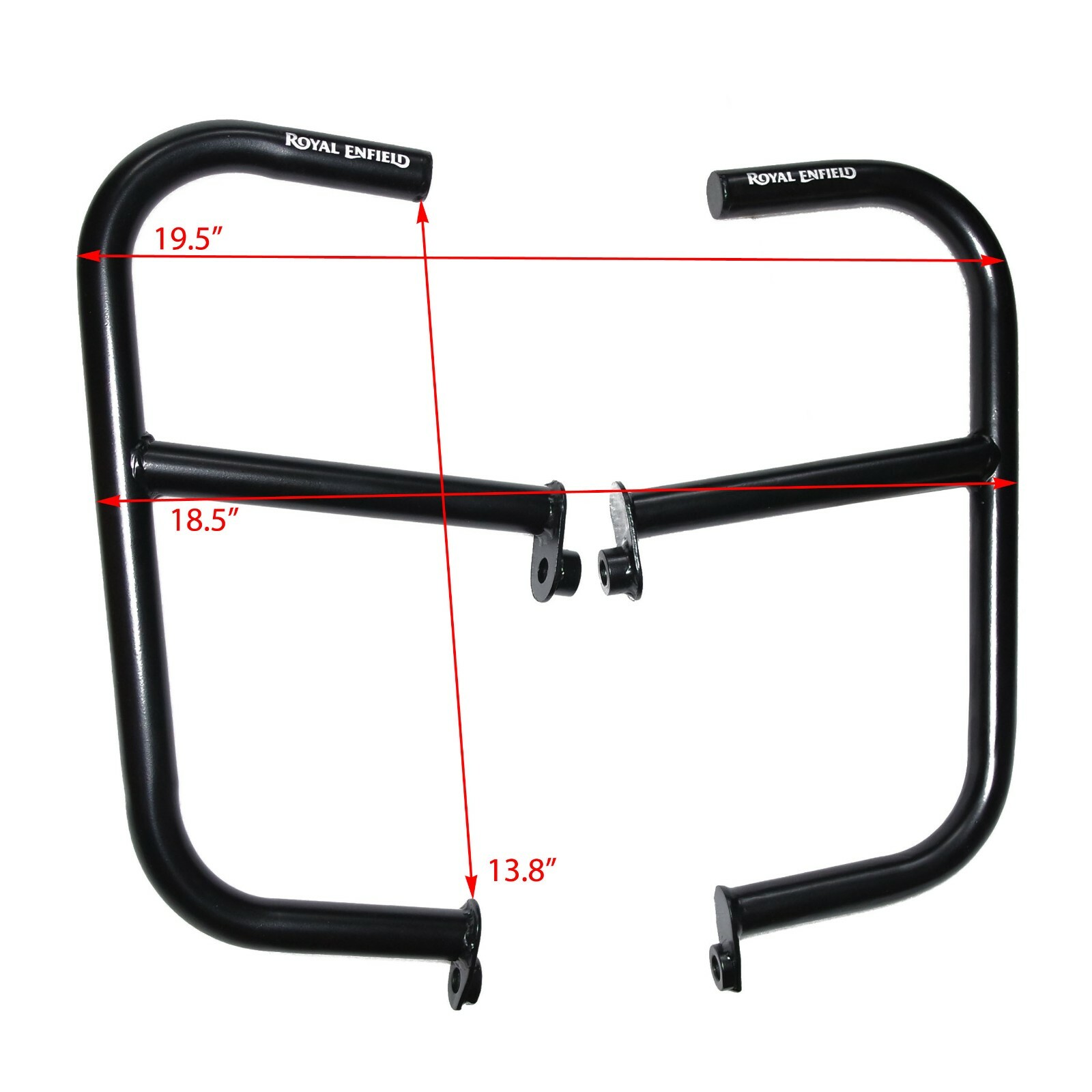 Fits Royal Enfield Interceptor 650cc Large Engine Guard Black 