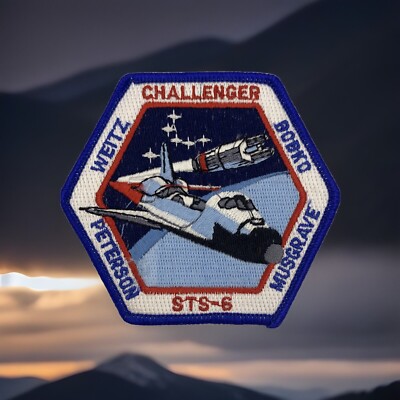 STS 6 Space Shuttle Mission Patch CHALLENGER 1st Mission New Old Stock