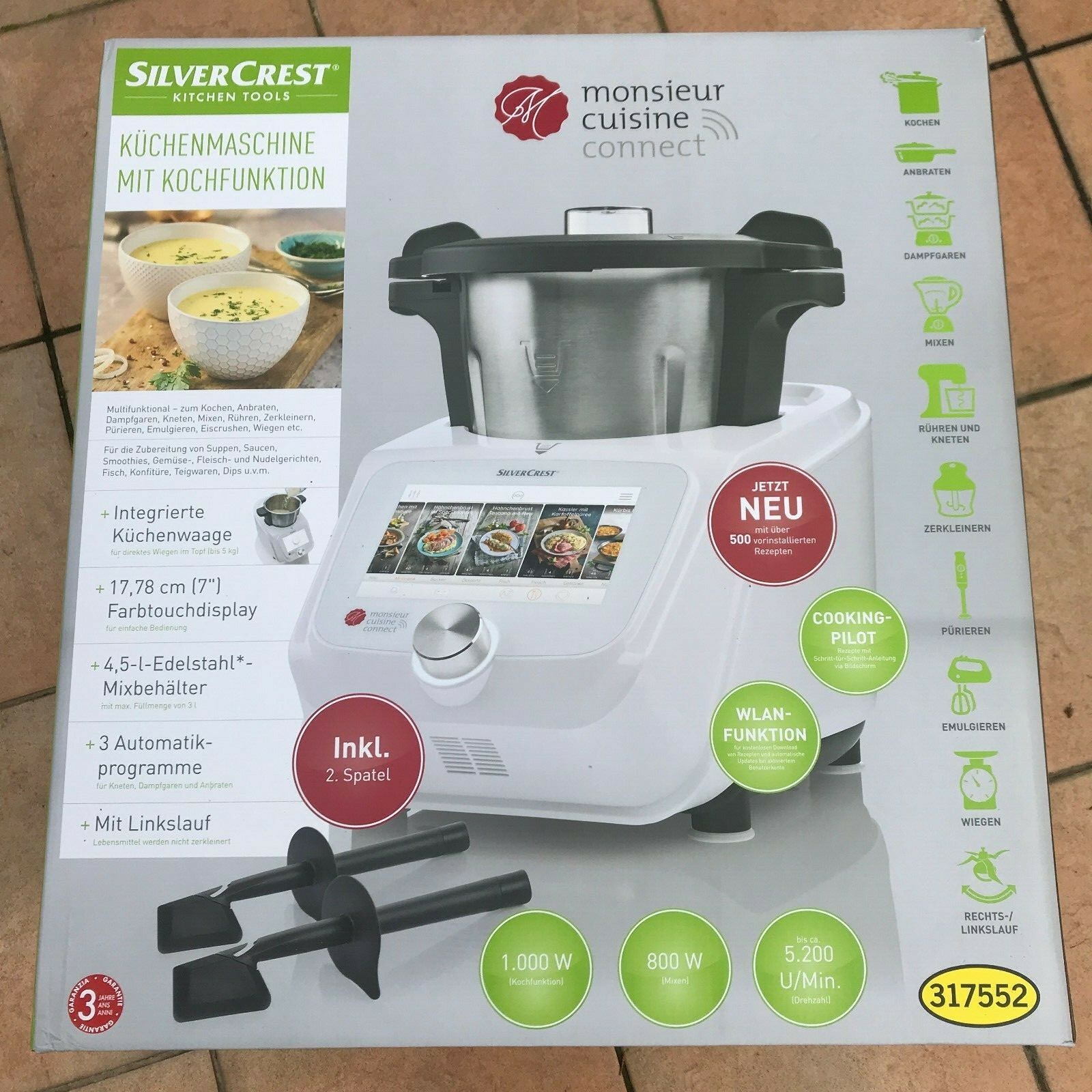 Silvercrest® Küchenmaschine Mit Kochfunktion Monsieur Cuisine Édition Plus Skmk 1200 B2 2021 Silvercrest® Küchenmaschine Mit Kochfunktion Monsieur Cuisine Édition Plus Skmk 1200 B2 2021