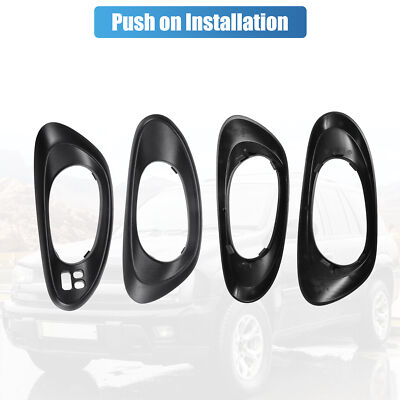 Car ABS Left Right Handle Cover Trim FOUR Custom for Chevy Trailblazer 2002-2009