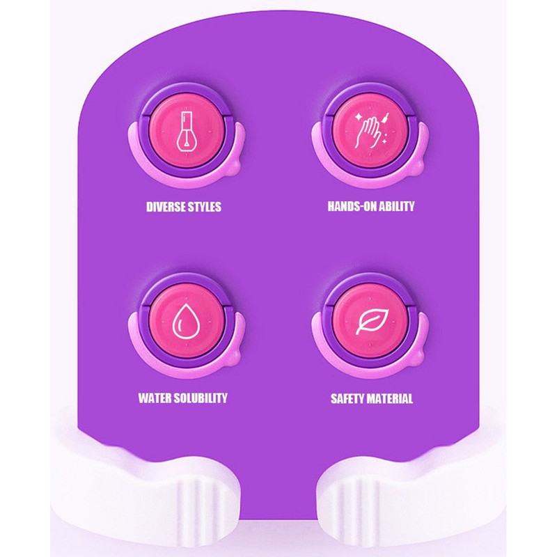 Kids Nail Polish Set for Girls Nail Art Kits with Nail Dryer Quick Dry agreeable