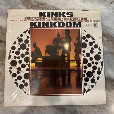 KINKS LP KINKDOM 1965 OG MONO PRESS SEALED REPRISE R-6184