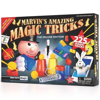 Marvin's Magic - 225 Amazing Magic Tricks for Children - Magic Kit - Magic Set