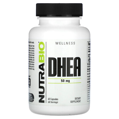 DHEA, 50 mg, 60 Capsules