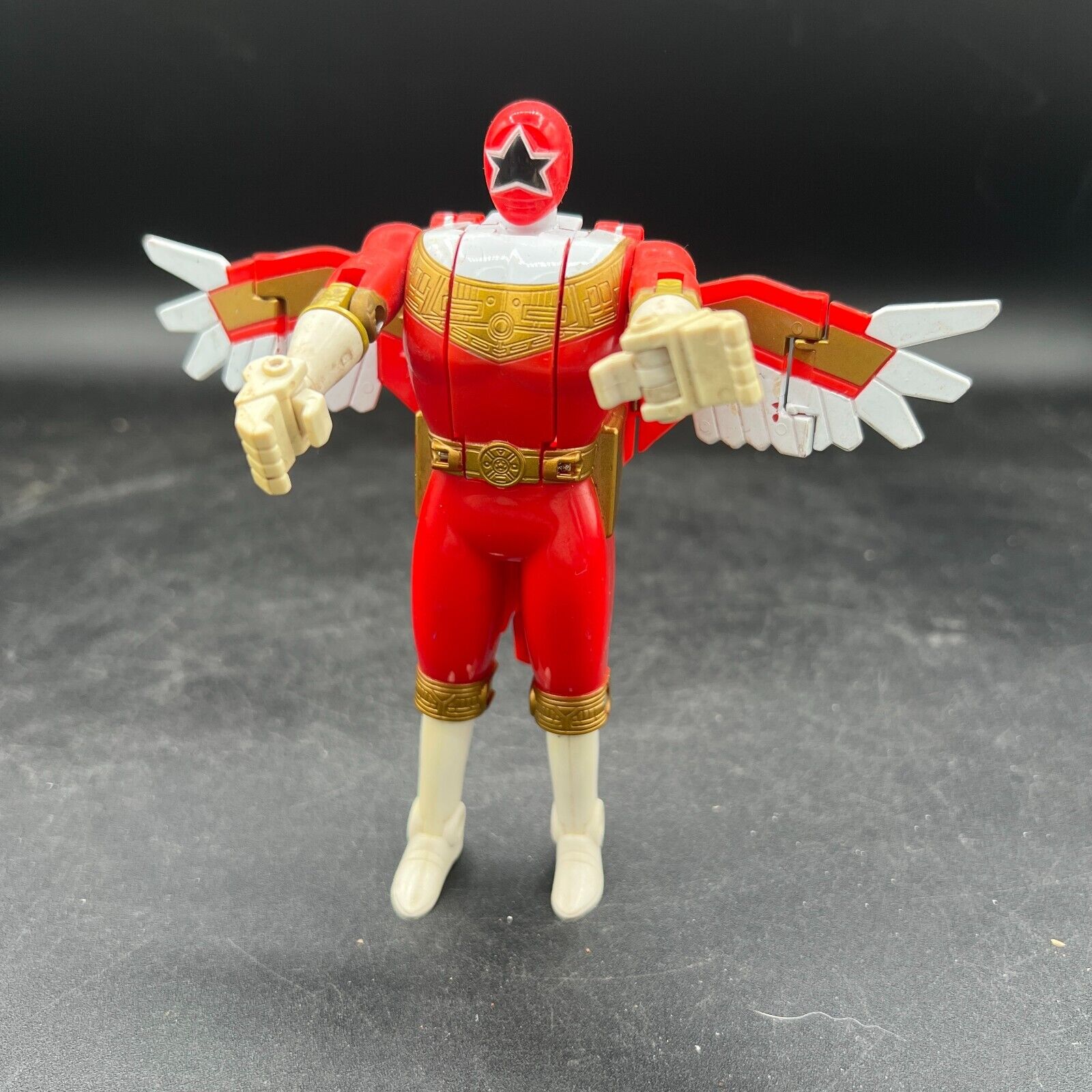 Power Rangers Zeo Ranger V Red Action Figure Hasbro Bandai Power Rangers Zeo Ranger V Red Action Figure Hasbro Bandai
