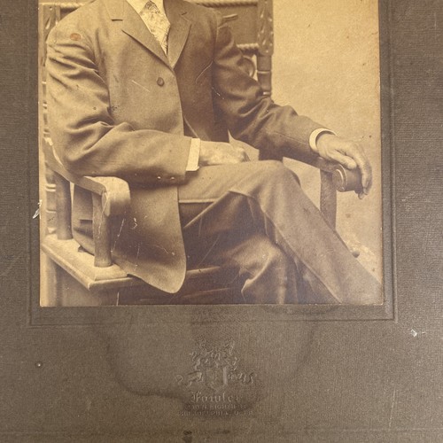 Antique Black White AFRICAN AMERICAN Photograph Estate Find  Cabinet Card