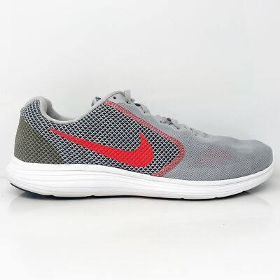 

Nike Mens Revolution 3 819300-011 Серые кроссовки для бега, размер 12, Серый, Revolution 3
