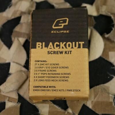 NEW PLANET ECLIPSE EMEK EMG100 BLACKOUT SCREW KIT (ETHAH9000000)