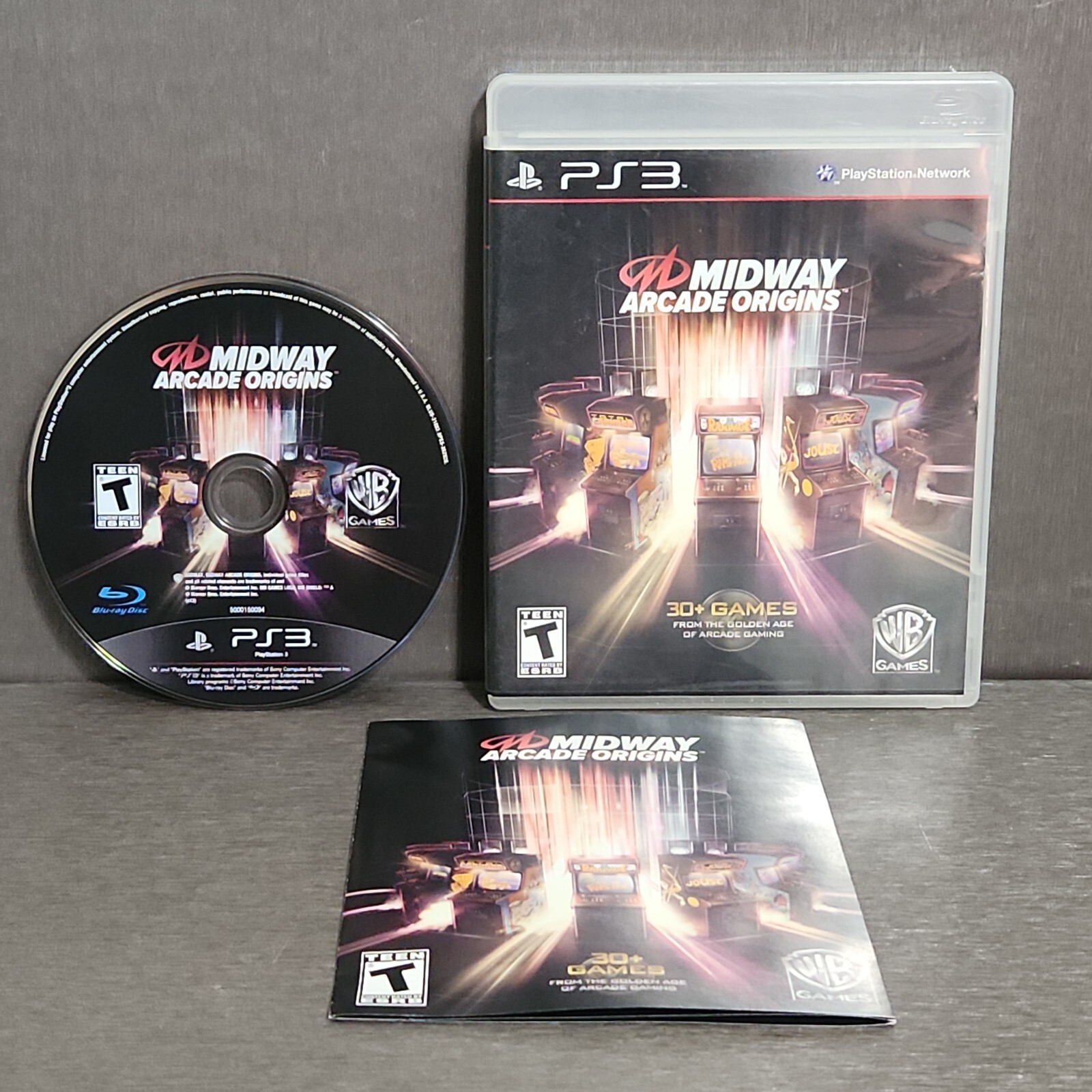 Midway Arcade Origins PlayStation 3 PS3 Complete Refurbished