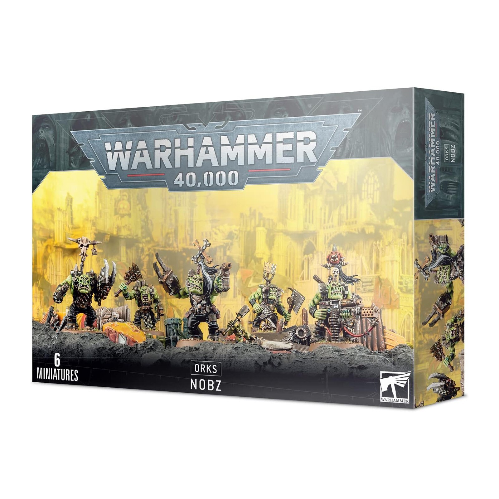 НОВЫЙ набор Warhammer 40,000 Orks Nobz В НАЛИЧИИ