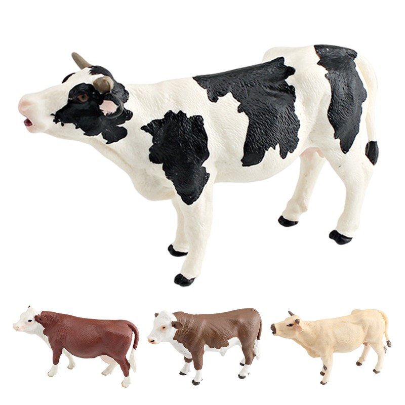 Farm Animal Toy Garden Miniatures Cattle Figure